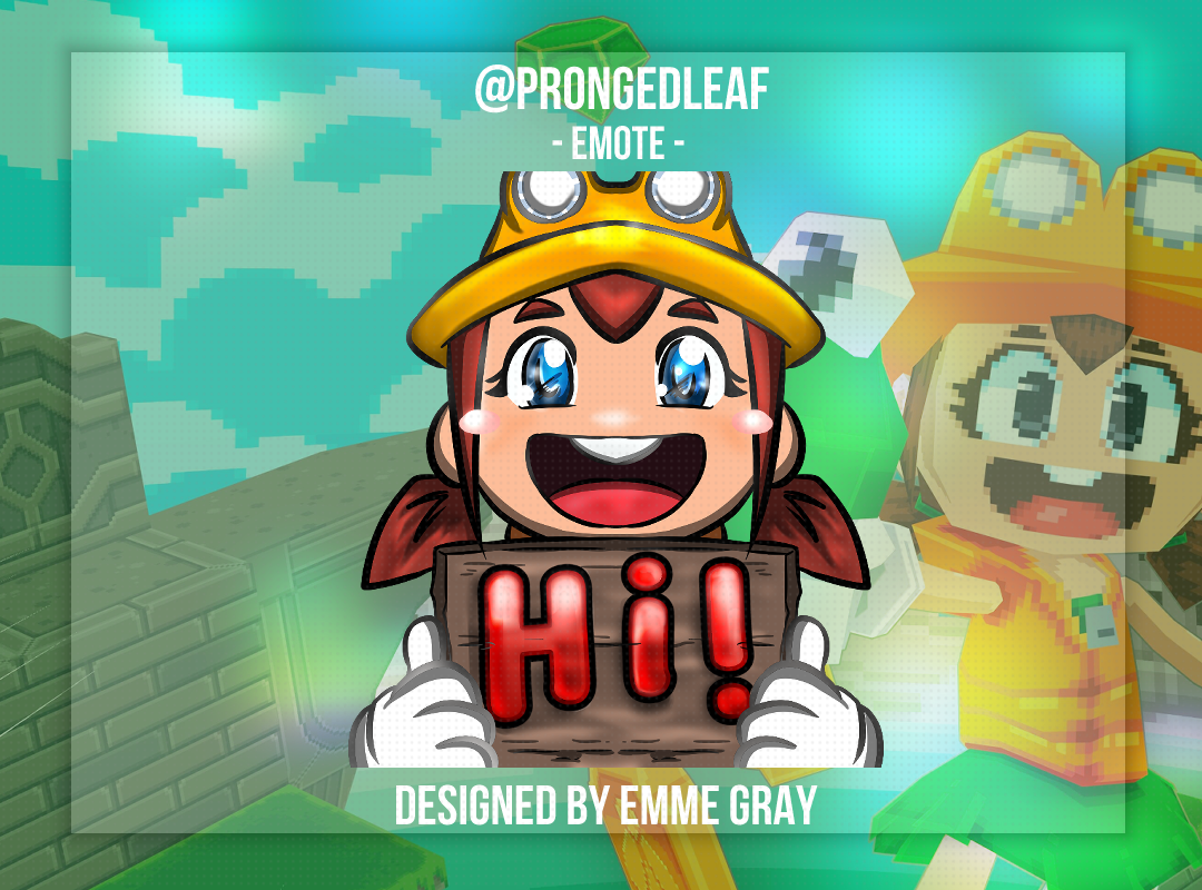 Twitch emote commission Prongedleaf